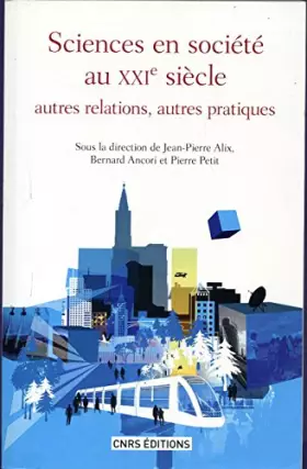 Couverture du produit · Sciences en société au 21ème
