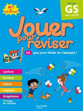 Couverture du produit · Jouer pour réviser - De la Grande Section au CP - Cahier de vacances 2024