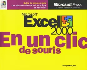 Couverture du produit · Microsoft Excel 2000 en un clic de souris