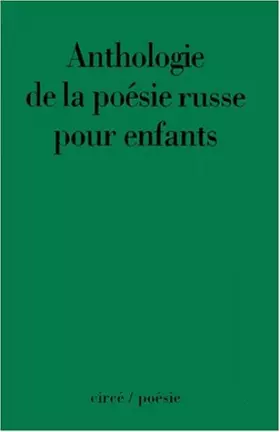 Couverture du produit · Anthologie de la poésie russe pour enfants - Edition bilingue Français-Russe