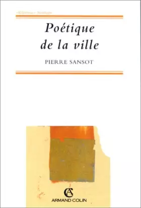Couverture du produit · POETIQUE DE LA VILLE