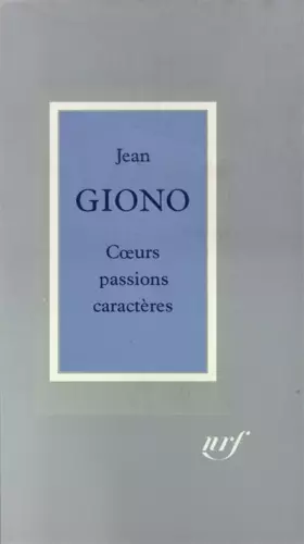 Couverture du produit · Coeurs, passions, caractères