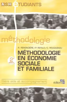 Couverture du produit · Méthodologie en économie sociale et familiale
