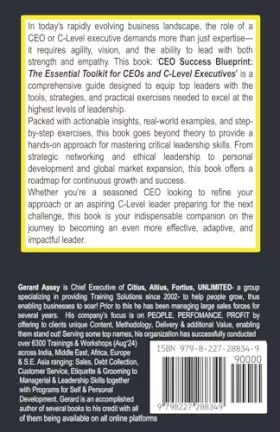 Couverture du produit · CEO Success Blueprint: The Essential Toolkit for CEOs and C-Level Executives