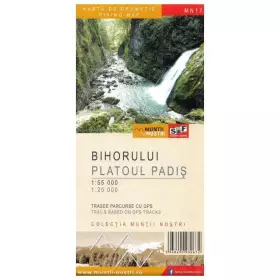 Couverture du produit · Muntii Bihorului. Platoul Padis. Harta De Drumetie. Muntii Nostri