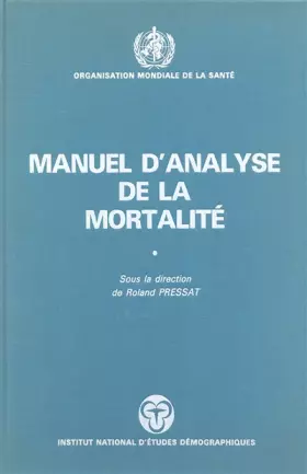 Couverture du produit · Manuel d'analyse de la mortalité