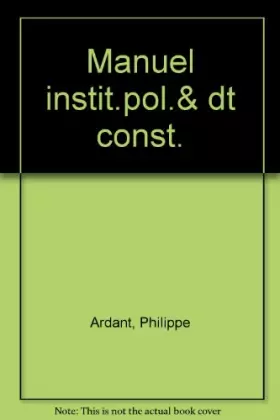 Couverture du produit · Institutions politiques et droit constitutionnel (1Cédérom)
