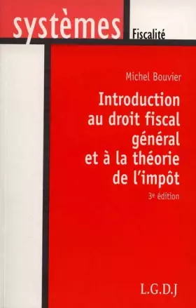 Couverture du produit · Introduction au droit fiscal général et à la théorie de l'impôt