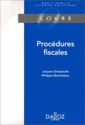 Couverture du produit · Procédures fiscales, 1re édition