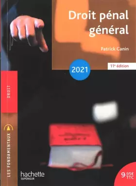 Couverture du produit · Fondamentaux - Droit pénal général 2021