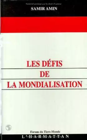 Couverture du produit · Les défis de la mondialisation