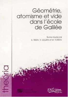 Couverture du produit · Géométrie, atomisme et vide dans l'école de Galilée