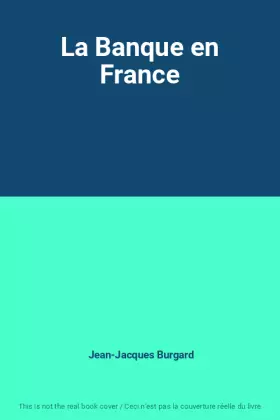 Couverture du produit · La Banque en France