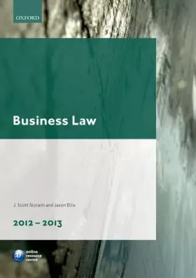Couverture du produit · Business Law 2012-2013