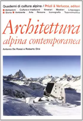 Couverture du produit · Architettura alpina contemporanea