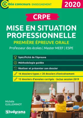 Couverture du produit · CRPE première épreuve orale : mise en situation professionnelle