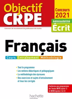 Couverture du produit · Objectif CRPE Français 2021