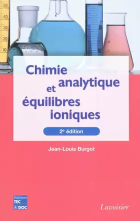 Couverture du produit · Chimie analytique et équilibres ioniques