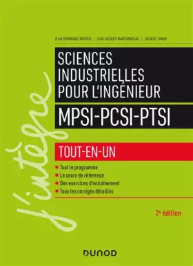 Couverture du produit · Sciences industrielles pour l'ingénieur MPSI-PCSI-PTSI - 2e éd.: Tout-en-un