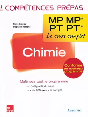Couverture du produit · Chimie 2e année MP MP* - PT PT*
