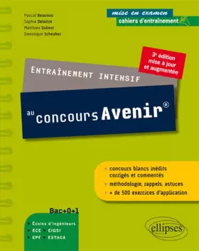 Couverture du produit · Entraînement intensif au concours Avenir
