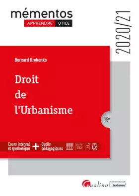 Couverture du produit · Droit de l'urbanisme (2020-2021)
