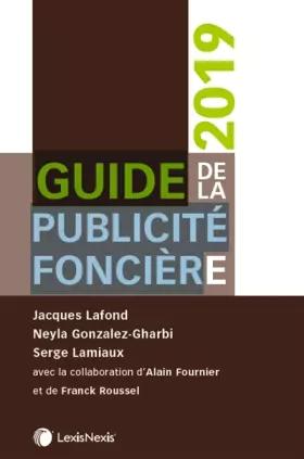 Couverture du produit · Guide de la publicité foncière 2019