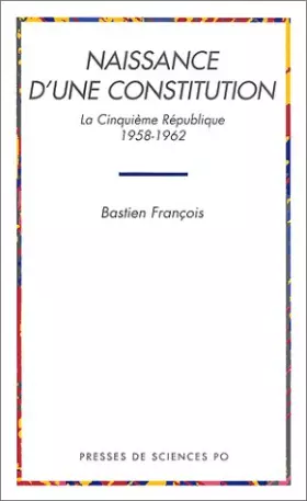 Couverture du produit · Naissance d'une constitution