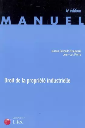 Couverture du produit · Droit de la propriété industrielle