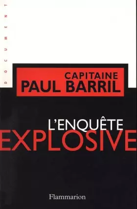 Couverture du produit · L'enquete explosive.