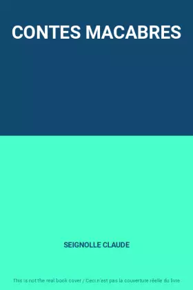 Couverture du produit · CONTES MACABRES