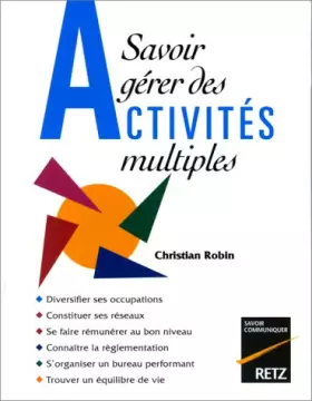 Couverture du produit · Savoir gérer des activités multiples