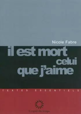 Couverture du produit · Il est mort celui que j'aime