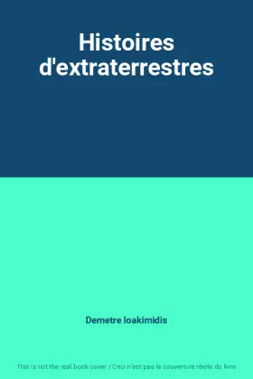Couverture du produit · Histoires d'extraterrestres