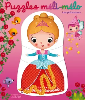 Couverture du produit · Mes puzzles méli-mélo rigolos : Les princesses- dès 1 an