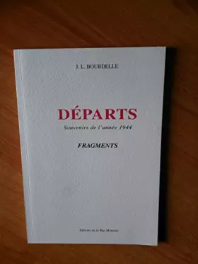 Couverture du produit · Départs : Fragments