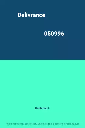 Couverture du produit · Delivrance                                                                                    050996
