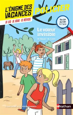 Couverture du produit · L'énigme de vacances - Le voleur invisible - Un roman-jeu pour réviser les principales notions du programme - CP vers CE1 - 6/7