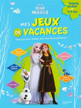 Couverture du produit · Disney - La Reine des neiges 2 - De la Grande Section au CP - Mes jeux de vacances 2025
