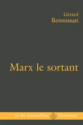 Couverture du produit · Marx le sortant