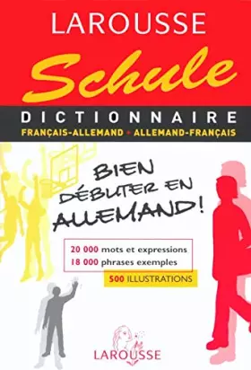 Couverture du produit · Dictionnaire Schule : Allemand/français, français/allemand, 6ème-5ème LV1 - 4ème-3ème LV2