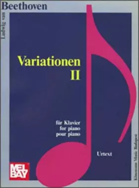 Couverture du produit · Variations II (Music Scores)