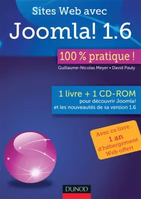Couverture du produit · Sites Web avec Joomla ! 1.6 : 100% pratique (livre + cédérom)