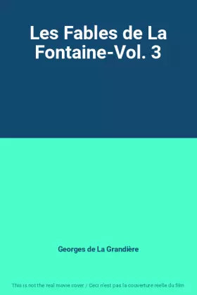 Couverture du produit · Les Fables de La Fontaine-Vol. 3