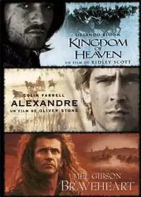Couverture du produit · Coffret epopees : Braveheart-Alexandre-Kingdom of Heaven