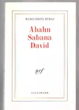Couverture du produit · Abahn Sabana David.