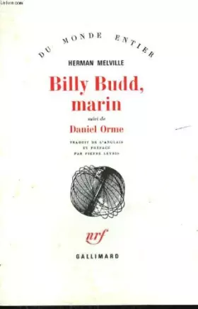 Couverture du produit · Billy Budd, marin Suivi de Daniel Orme : Récit interne (Du monde entier)