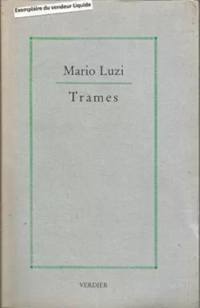 Couverture du produit · Trames