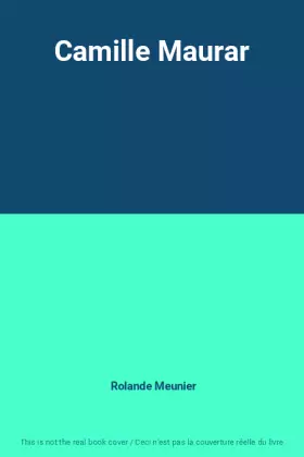 Couverture du produit · Camille Maurar