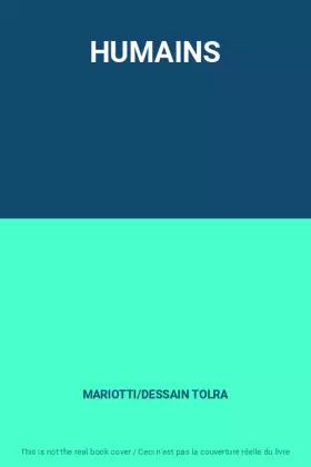 Couverture du produit · HUMAINS